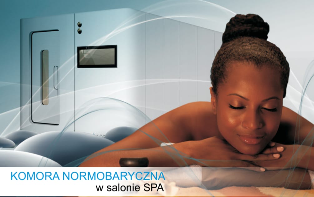 Komora normobaryczna w salonie SPA – relaks i regeneracja klientki